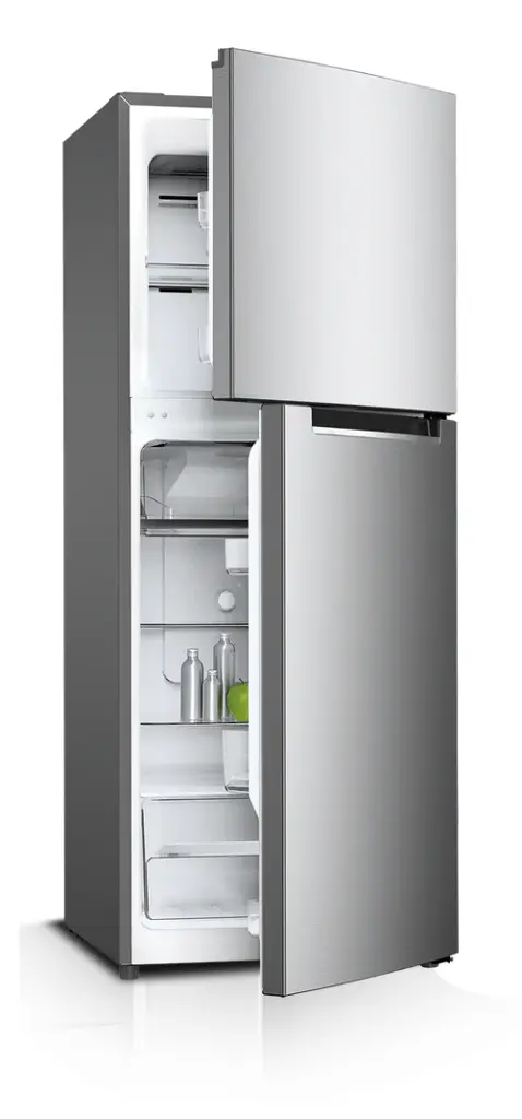 SHARP 270L/197L Top Mount Refrigerator 2 Door Inox No Frost Inverter - SJ-HM270-HS3