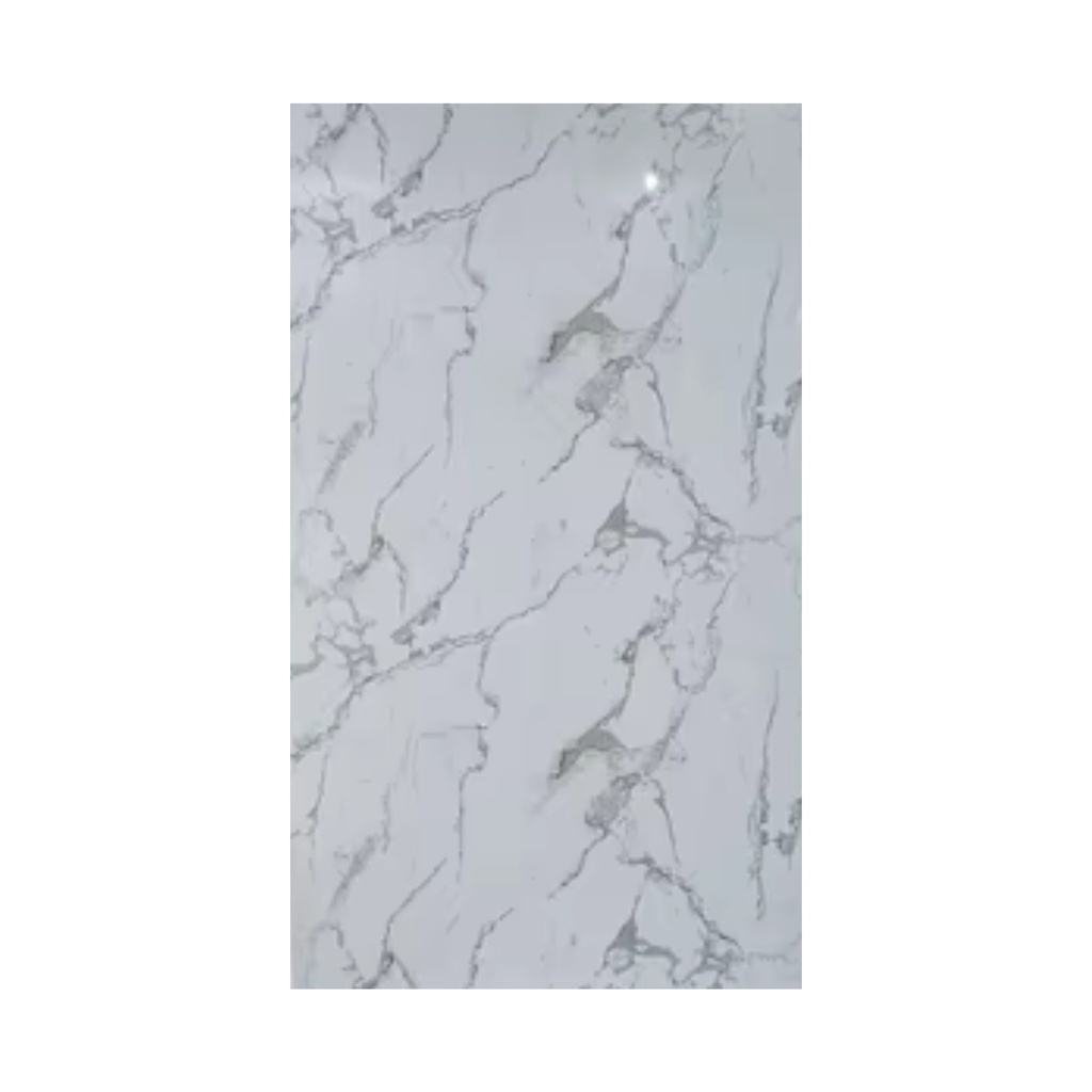 U34 - PVC Nano Board (White-Grey Calacatta)