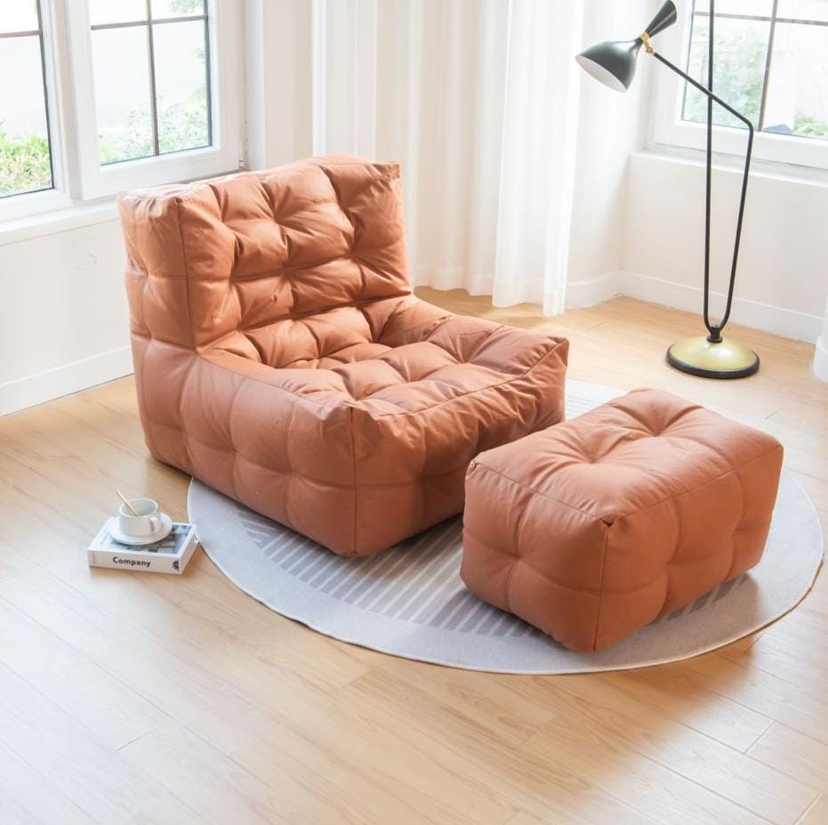 BB8075 Lazy Sofa with Ottoman