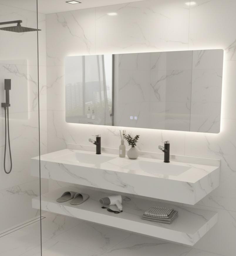 CM155 Double Basin Sintered Stone