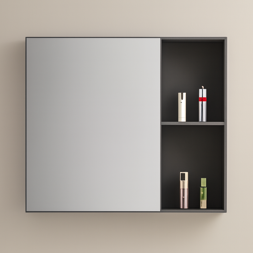 MC70 Aluminium Mirror Cabinet  