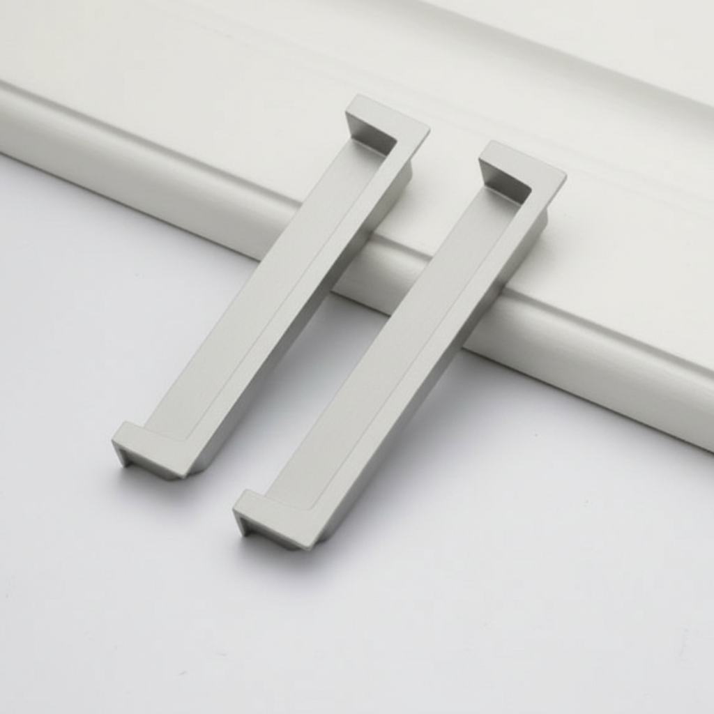 1832-160mm_(Anodized Silver) Cabinet Handle 