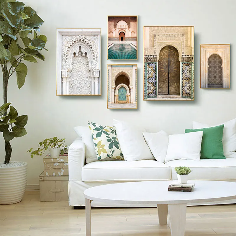 CR5-534 - Porcelain Painting-  (50*70 + 30*40*3 + 40*60)