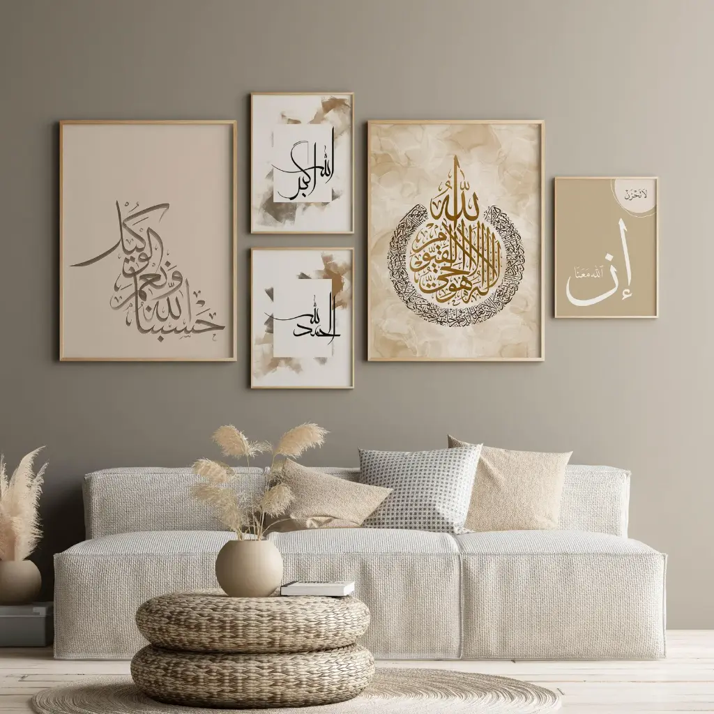 BE5-53 - Porcelain Painting-  (50*70*2 + 30*40*3) 