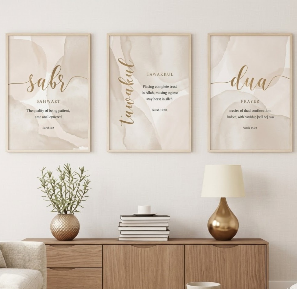 PK3-46- Arabic Wall Art-  (400*600mm)