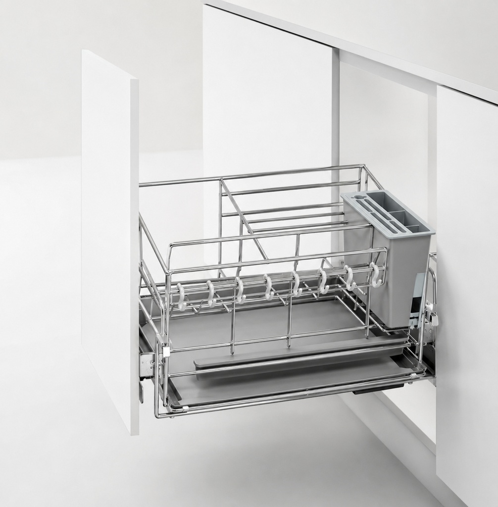 6240 Pull Out Seasoning Basket - 400mm  