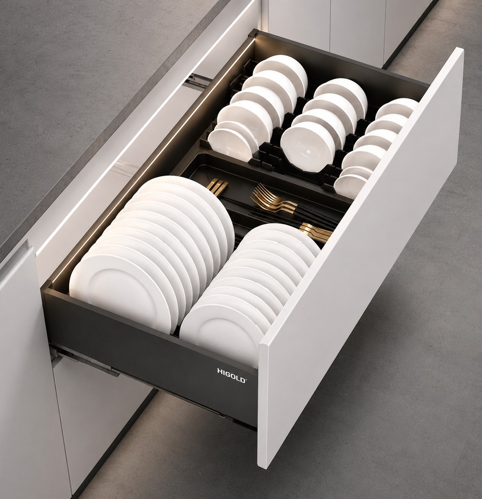 6190 -(3 Side Bowl & Plate Basket) - 900mm 