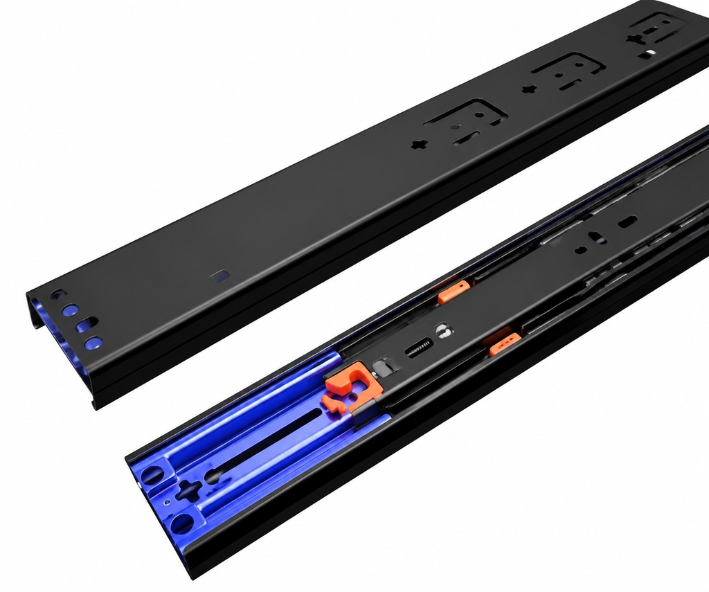 SH4605FC-(BK) 20''(500mm) Soft Close Ball Bearing Drawer Rail