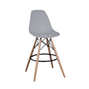 NU623G Fixed 4-leg Bar chair_(Grey)
