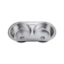 KN2002 - Double Bowl Round Sink