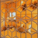 LA066(S) - Bronze Mirror Sticker_(Bronze)