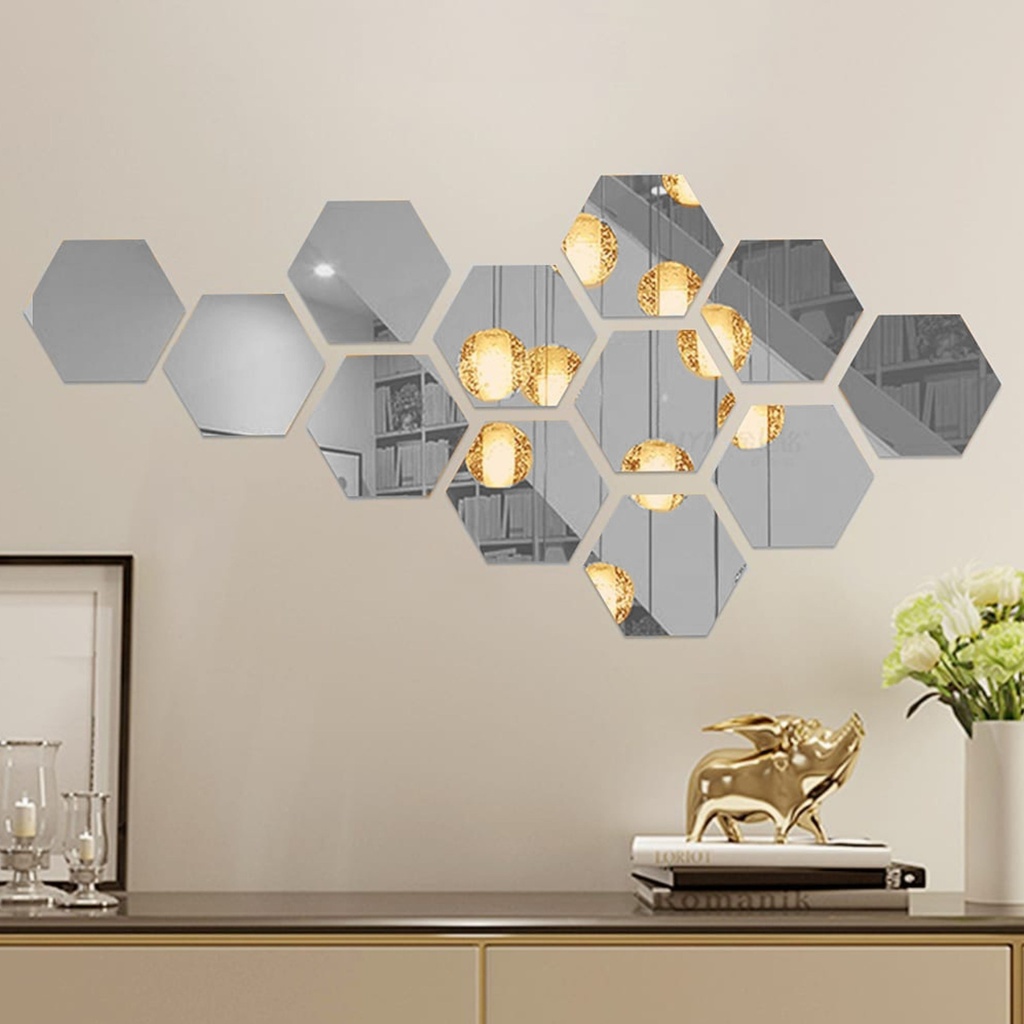 LKA-101 Silver Mirror Sticker | LovelyHome