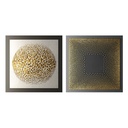 AB48 - Glass Painting- Set of 2 400*400mm 