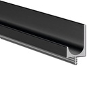 JS-BL073_(Black) Aluminium Profile 3m